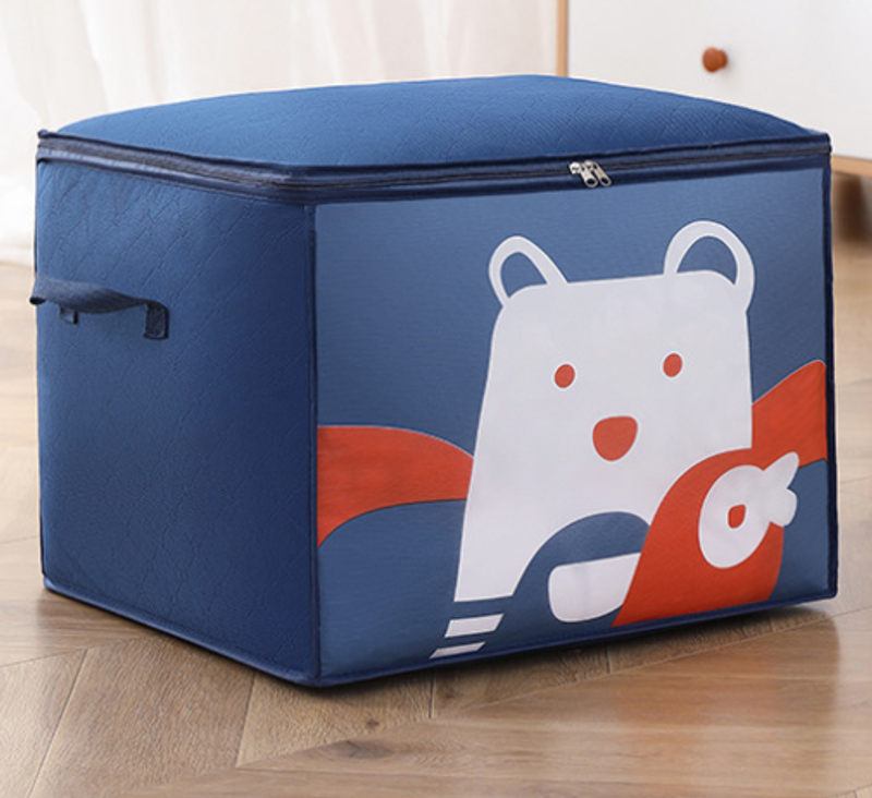 Home Cartoon Quilt Collection Bag, lovely moving bag, home clothes pants collection bag_voghion.com