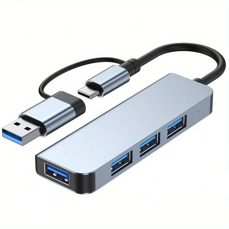 8 In 1 USB C HUB, 4 In 1 USB Adapter, 7 In 1 USB HUB With USB C Port, USB 3.0/2.0, Docking Station For MacBook Pro/Air, Computer Accessories_voghion.com