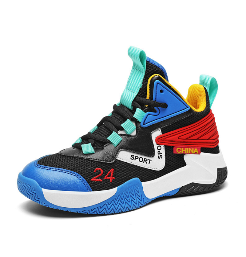 Zapatos para niños Zapatillas de deporte Zapatos de baloncesto para niños Zapatos de baloncesto para estudiantes_voghion.com