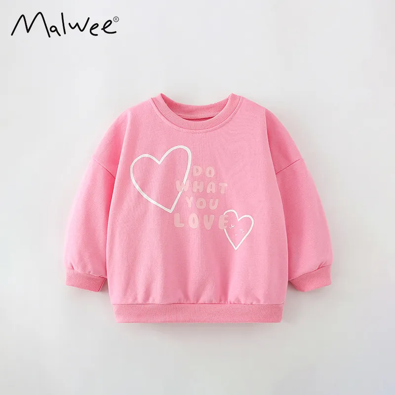 Girls' Sweatshirt Spring Autumn Style For Young And Middle-aged Children Stylish Long Sleeve Base Shirt_voghion.com