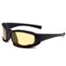 Outdoor Polarized Photochromic Glasses Cycling Goggles Skiing Black Frame Windproof Sand Sponge Tactical CS Sunglasses_voghion.com