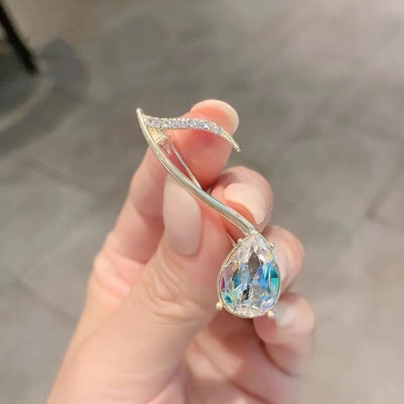 Anti-Licht-Brosche, weibliche Musiknoten-Brosche, Kunst-Brosche, Temperament-Anstecknadel, Design-Sinn, High-End-Corsage, Kleidungszubehör, weiblich_voghion.com