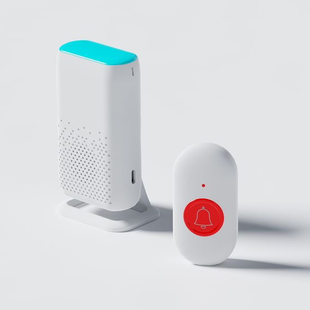 Wireless Doorbell With Flashing Light & Vibration Alert – 36 Melodies, 50m Range, Low Power Consumption (12V, Ideal For Elderly & Hearing Impaired)_voghion.com