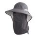 Cappello unisex con protezione UV e protezione per collo e viso - UPF 50+, leggero e ad asciugatura rapida per pesca, escursionismo e attività all'aperto._voghion.com