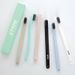 UPURITY Independent Packaging Ultra Fine Soft Bamboo Charcoal Silk Adult Couple Travel Toothbrush XTYPE Series_voghion.com