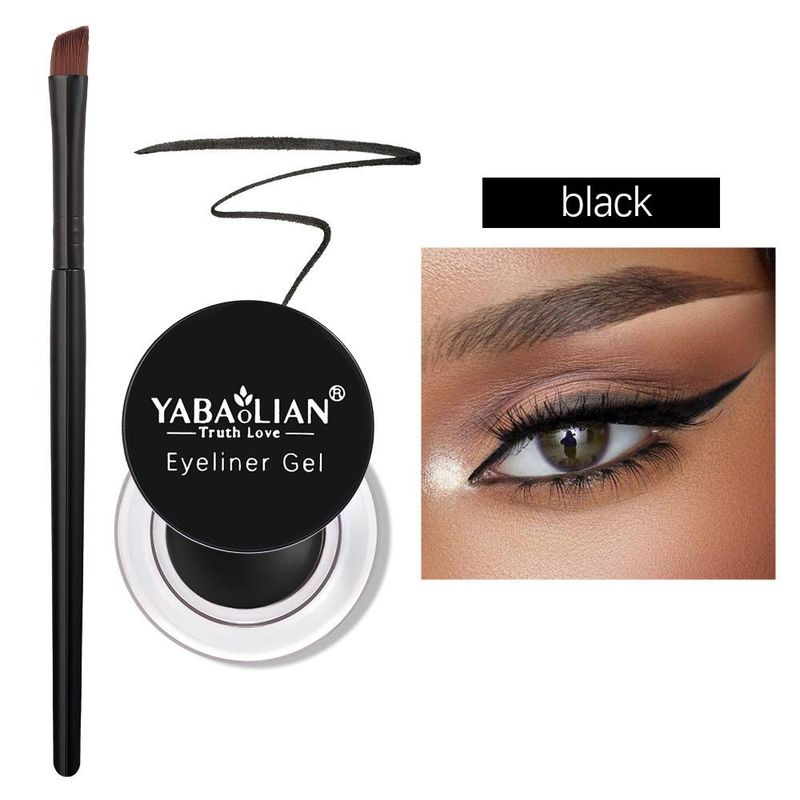 3PCS Eyeliner Creme Dauerhafte Set Eyeliner Creme Anfänger Eyeliner Creme_voghion.com