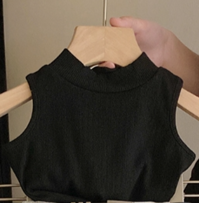 Anne&Çocuk Kız Modası Örme Kolsuz Yelek Tatlı Havalı Moda Pileli Etek Pantolon Takımı_voghion.com