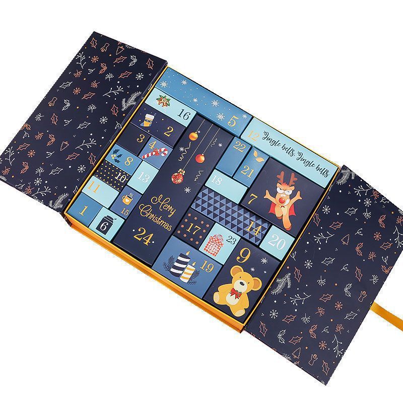 Christmas Countdown Blind Box – Surprise Advent Calendar With Festive Gifts & Emotional Support Messages (Acrylic, Cartoon Design)_voghion.com