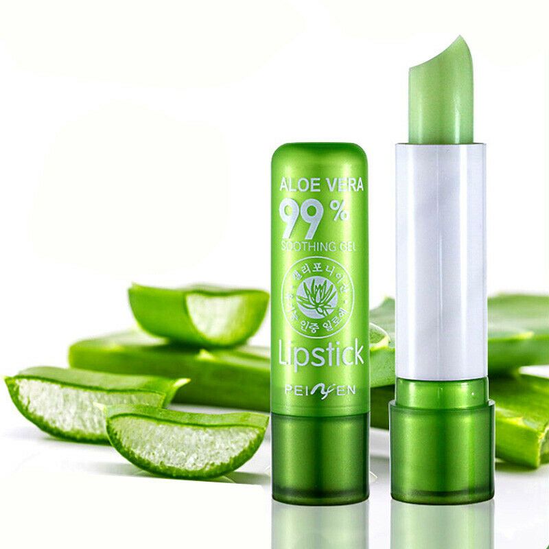 Schoonheidssalon Hydraterende Lippenbalsem Langdurige Natuurlijke Aloë Vera Lippenstift Kleur Stemmingsveranderende Langdurige Anti-Aging stic k_voghion.com