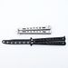 Butterfly Practice Stainless Steel Ornamental Knife Unsharpened Portable Reversible Outdoor Tool_voghion.com