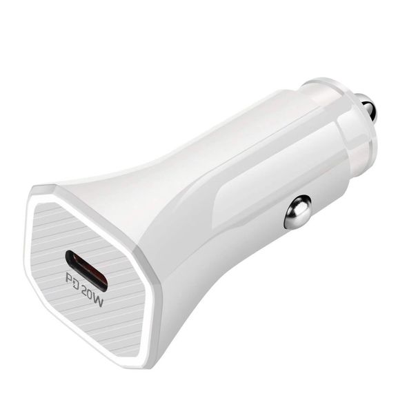 Car Chargers PD Car Charger Single Type C Port Fast Charging Charger New Flash Charging PD20W Car Charger_voghion.com