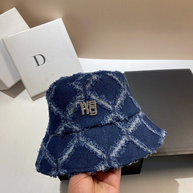 WANG King Leisure Cappello da Donna Coreano Eition Nappa con Foro Rotto Baffo di Gatto Cowboy Pescatore Stagionale Versatile_voghion.com