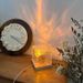 Gift For Girls Rotating Water Ripple Atmosphere Bedroom Bedside Flame Romantic Light Dynamic Square Table Lamp_voghion.com