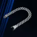 Bracciale a catena cubana con zirconi spessi e ghiacciati, in argento, da 10 mm, personalizzato dal produttore_voghion.com
