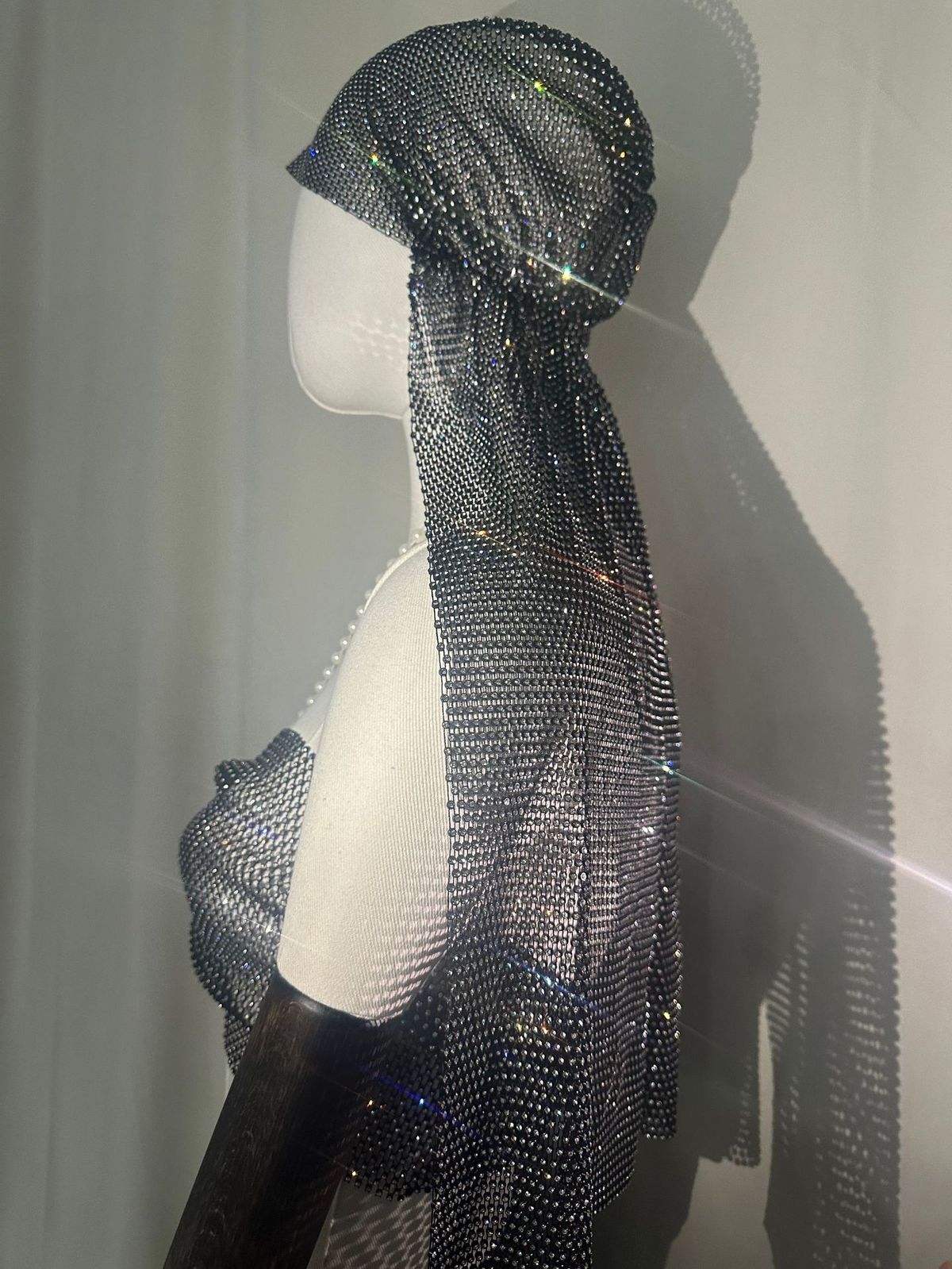 Cappello da pirata all'aperto con fascia elastica in maglia di diamanti alla moda e personalità piena di diamanti_voghion.com