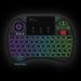 RII X8 Wireless Mini Farbige Hintergrundbeleuchtung Handheld Tastatur Taste Maus Integrierte Eingabe Handliches Gadget_voghion.com