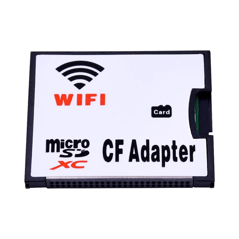 WIFI adaptera atmiņa TF Micro SD uz CF Compact Flash Card komplekts Microsd/SDXC/SDHC Type I pārveidotājs ciparu formātam_voghion.com