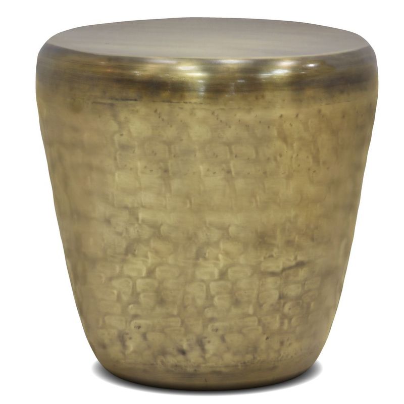 Garvy - Metal Side Table - Antique Gold_voghion.com