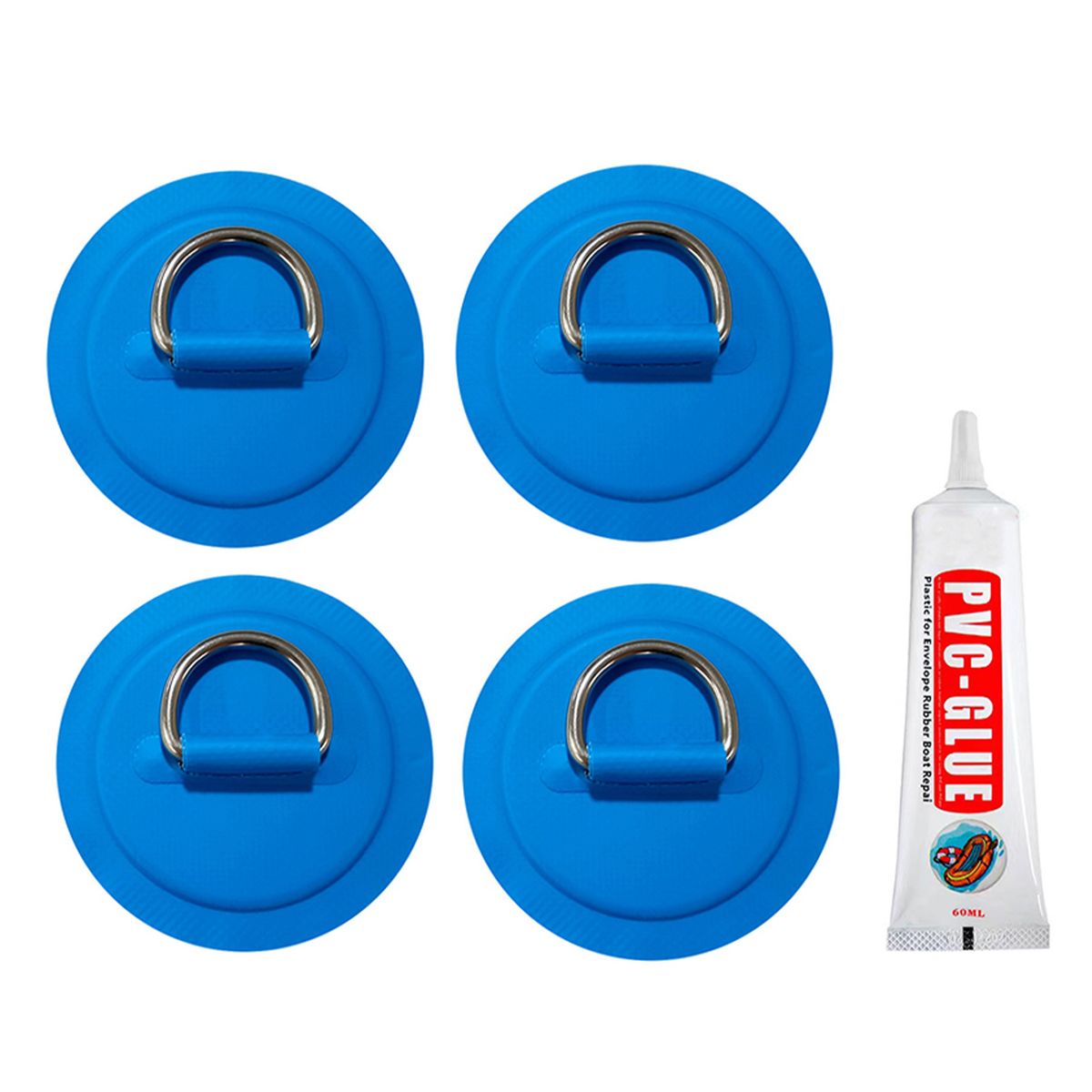 4 pièces Kayak D type boucle SUP paddle board corde boucle fixe colle_voghion.com