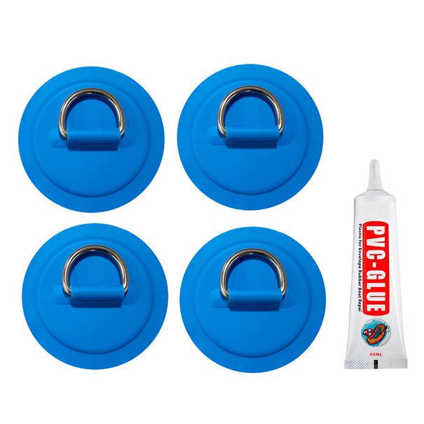 4 pièces Kayak D type boucle SUP paddle board corde boucle fixe colle_voghion.com