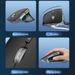 Multi-Device Ergonomic Bluetooth-Compatible 5.0 & 2.4G Wireless Portable Optical Mouse 12 Colors RGB 1000-4000DPI_voghion.com