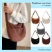 Borsa a tracolla da donna, casual, multitasche, con spallacci regolabili, zaino in velluto a coste 241112_voghion.com
