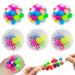 6cm bunte Trauben Ball Tpr Stress Relief Trick Entlüftung Prise Spaß kreative Squeeze Entlüftung Regenbogen Ball_voghion.com