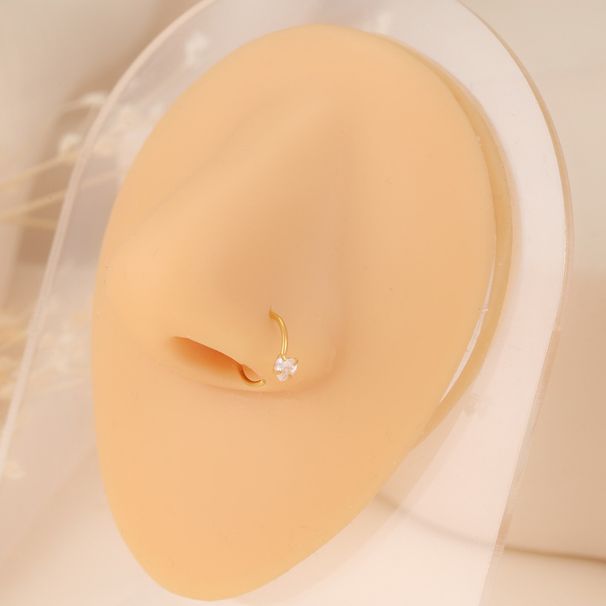 Simplicity, luxury, fashion, inlaid studs, personalized punching, niche love design, rings, versatile nose accessories_voghion.com