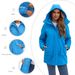Damen-Winterjacke mit abnehmbarer Kapuze – Winddichter Parka mit Fleecefutter, wasserabweisende Wanderoberbekleidung für Reisen und Pendeln_voghion.com