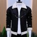Men's Clothing Winter Jacket Deerskin Plus Velvet Thick Warm Lapel Slim Short Casual Top Coat_voghion.com