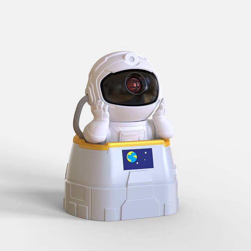 Astronaut Galaxy Projector - Dual Function- Projector And Night Light, USB Powered, Remote Control & Timer, Bluetooth Speaker - With White Noise_voghion.com