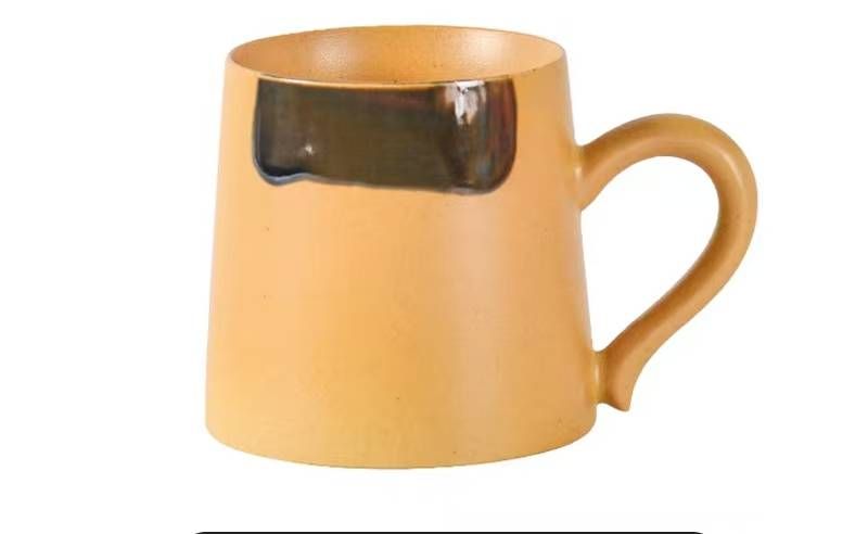 Shallow Twilight" Couple Mugs - Ceramic Large-Capacity Office Cups & Hanging-Ear Coffee Mugs_voghion.com