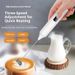 Handheld 3-Speed Electric Whisk – Mini Milk Frother & Egg Beater For Coffee, Baking, Smoothies (Soft-Touch Grip, Pastel Colors)_voghion.com