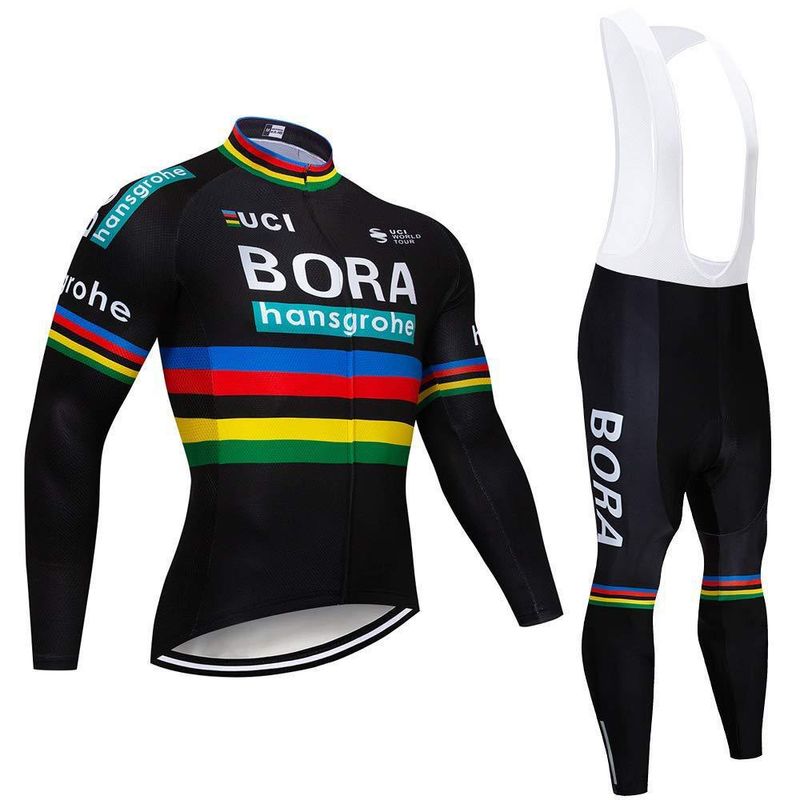 Herrenbekleidung Langarm-Latzhose Mountainbike-Rennradbekleidung_voghion.com