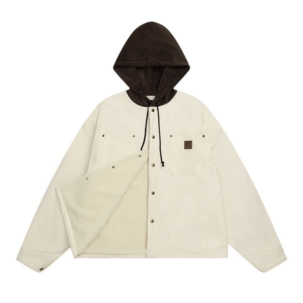 #OVDY sügis/talv uus lambamantel lõuendist velvetist müts paksu sametist dressipluusi ja kapuutsiga_voghion.com