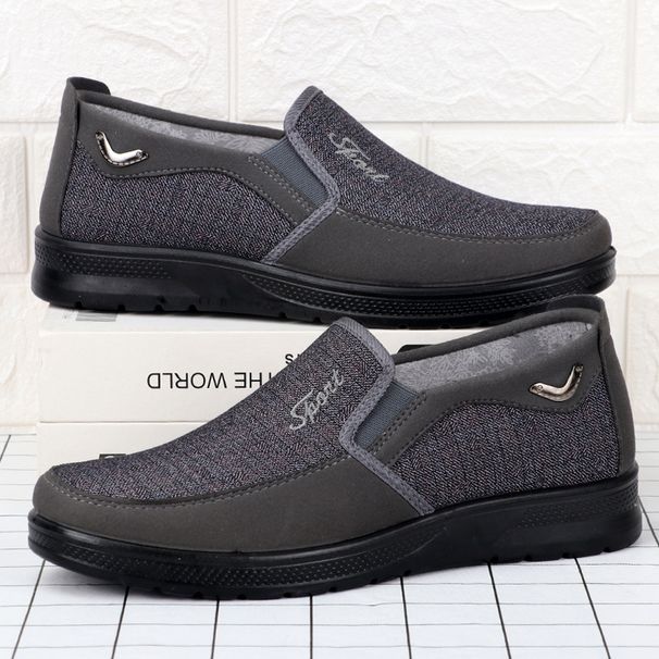 2024 Neue atmungsaktive One-Step-Freizeitschuhe aus Stoff, Herrenschuhe aus Polyurethan_voghion.com