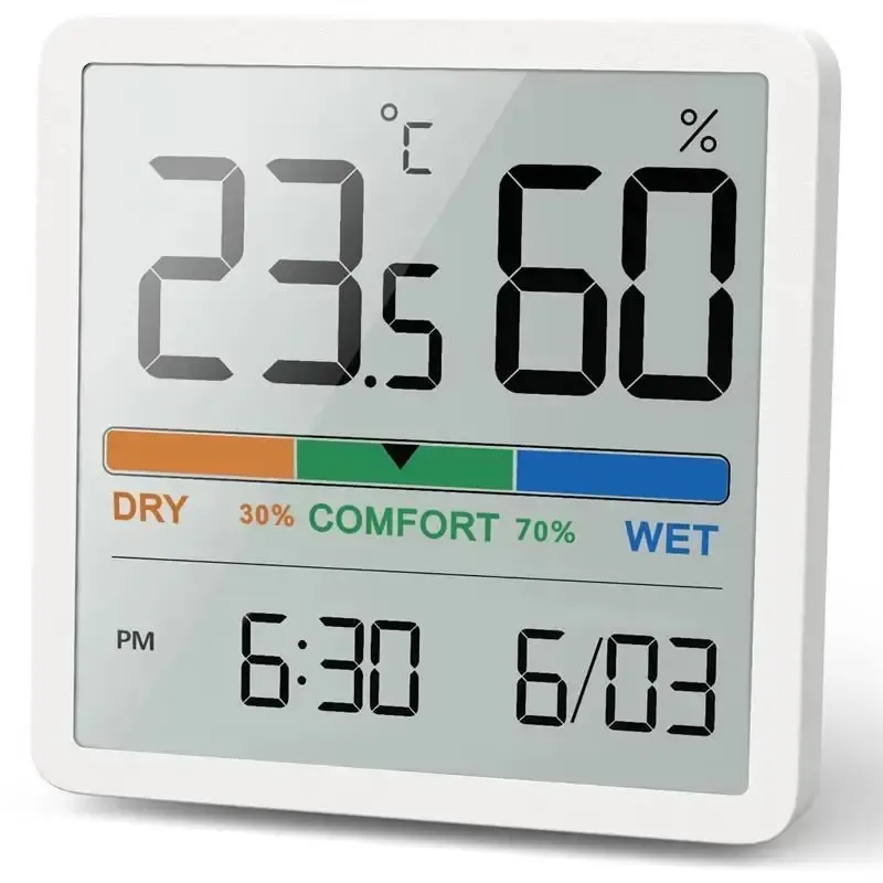 LCD thermomètre numérique hygromètre intérieur chambre électronique température humidité mètre capteur jauge Station météo pour la maison_voghion.com