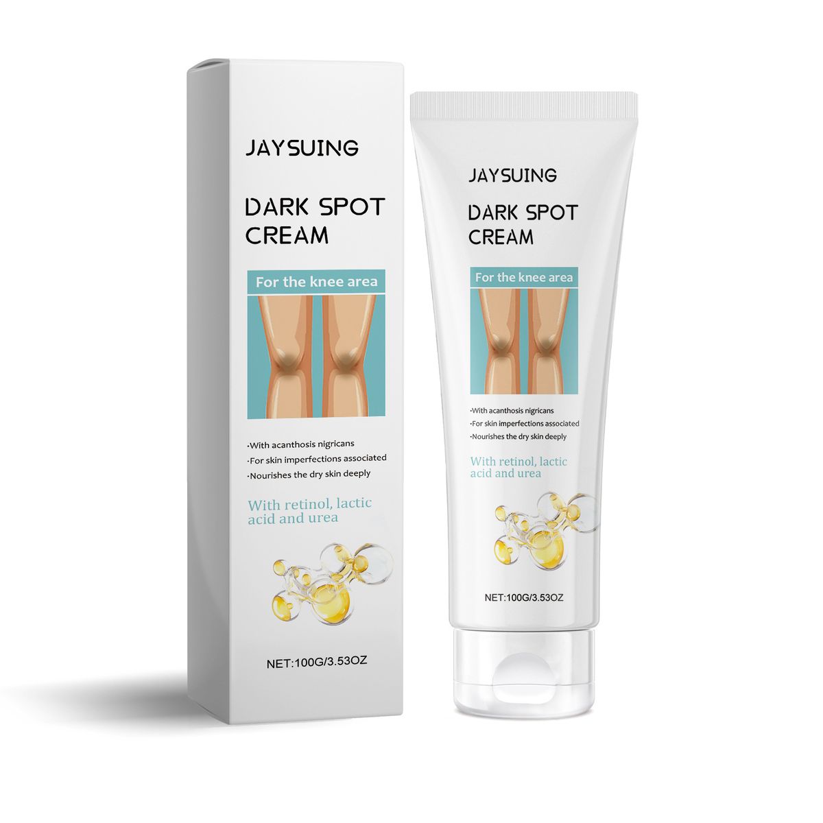 Cremă pentru pielea genunchilor, Masaj pentru pielea genunchilor Cremă hidratantă pentru îngrijirea corpului_voghion.com