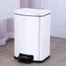 Stainless Steel Step Trash Can – Silent Pedal, 5L/7L/9L/12L For Kitchen, Bathroom & Living Room (Modern Design, Anti-Fingerprint)_voghion.com