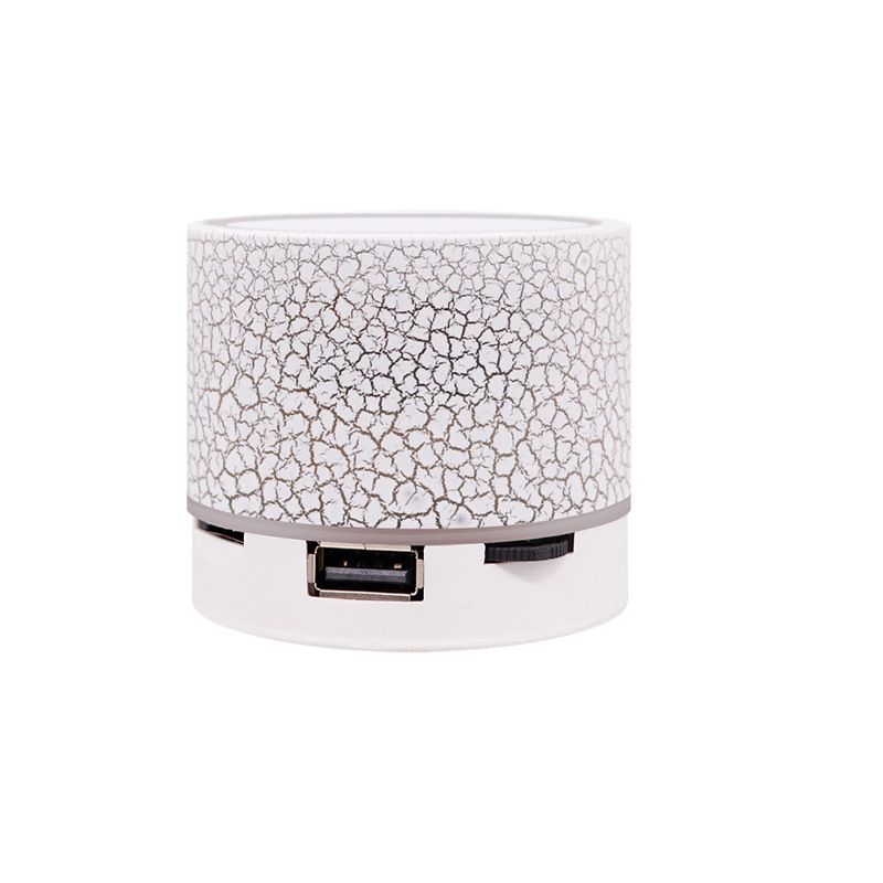 Caixa de som Bluetooth A10 de metal - Mini caixa de som para ambientes externos com graves profundos, recarregável via USB, reprodução de cartão TF e design portátil para viagens/acampamentos_voghion.com