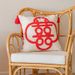 Wedding Cushion Cover – Double Happiness Embroidery Sofa Pillow Case (45x45cm, Polyester, Machine Washable, Modern Minimalist Style, Gift Ready)_voghion.com