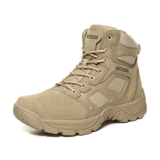 Men's Hiking Boots, Anti Slip And Comfortable Walking Boots, Men's Tactical Boots, Lightweight Casual Boots, Outdoor Hiking Boots_voghion.com