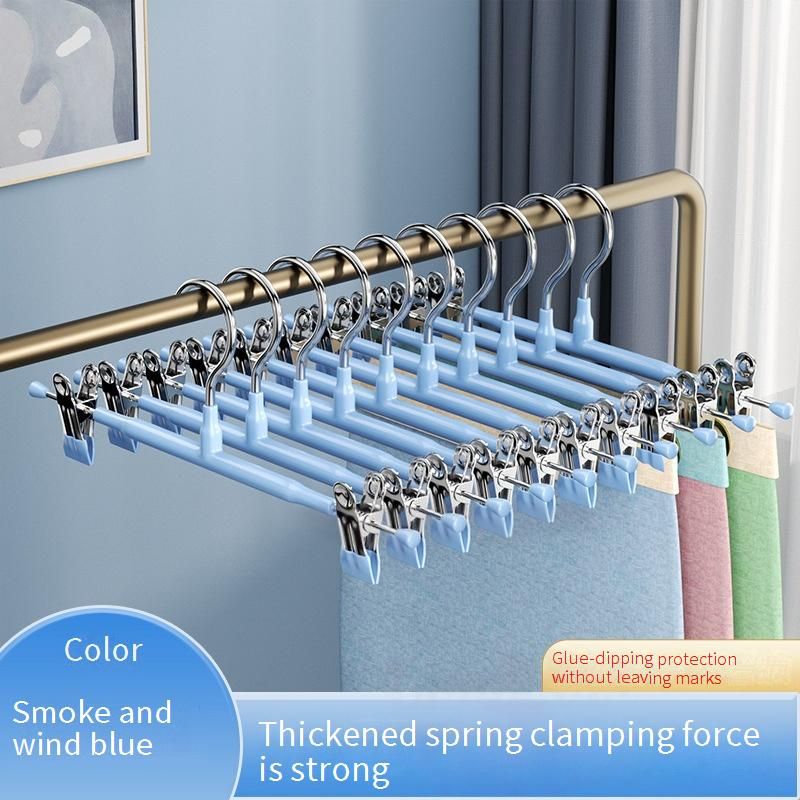 No-Slip Non-Slip Hangers For Pants & Skirts - Heavy Duty Closet Organizer With Anti-Slip Clips_voghion.com