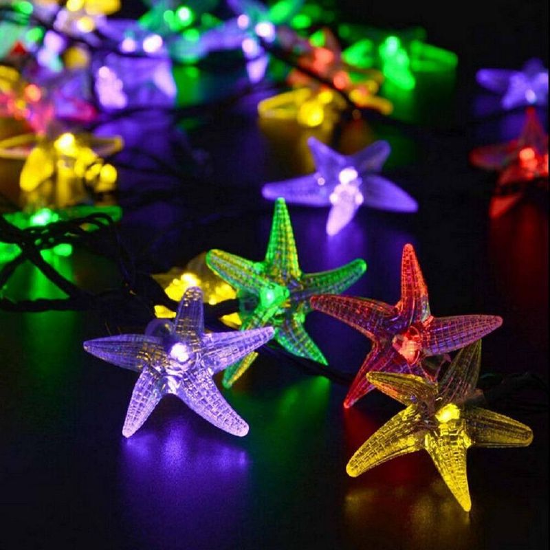 ​20M/30M/40M/50LED Solar Powered Starry Fairy Lights Outdoor Waterproof String Lights For Garden Patio Christmas Wedding Party Decoration_voghion.com
