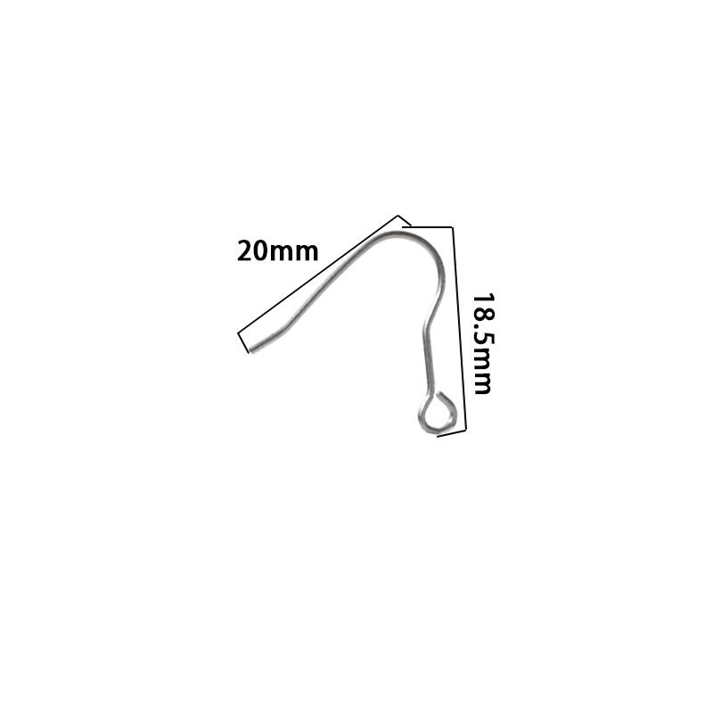 G23 Titan Legierung Neue Ohrring DIY Schmuck Mode Haken Zubehör Ohr Stud_voghion.com