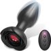LuvBox Rose Fernbedienungs-Vibrator für Erwachsene zur Körpereinführung, Prostata-Massage, Analplug, Hinterkammer_voghion.com