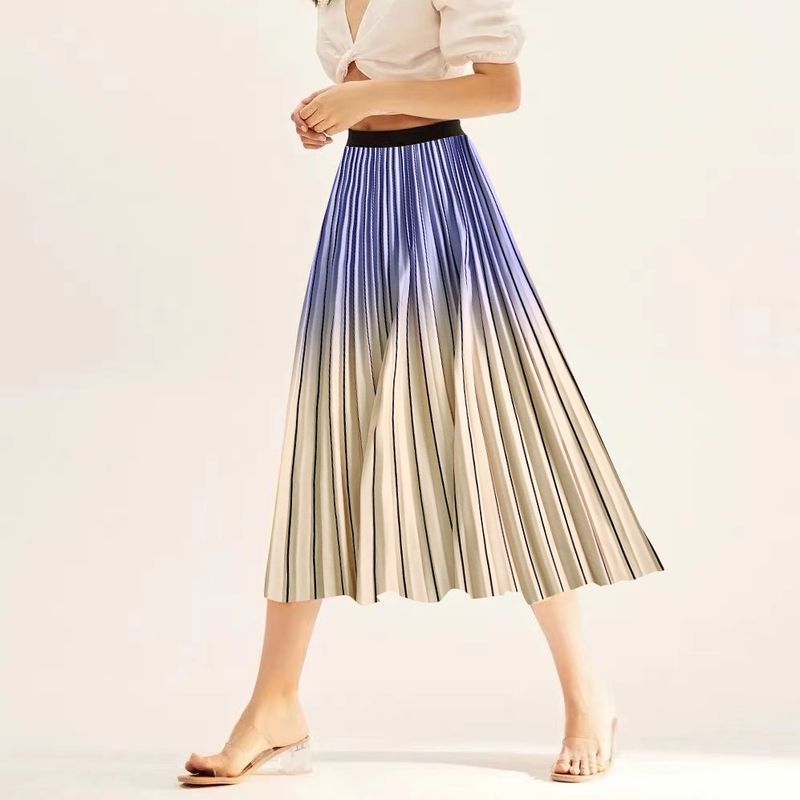 Jupe longue et douce pour femme, jupe duveteuse, demi-jupe, nouvelle collection été_voghion.com