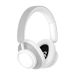 Wireless Bluetooth Headphones - Handmade Fabric Design, Bluetooth 5.3, 10m Range, 8+ Hours Playtime, Lightweight Comfort (White/Black/Green)_voghion.com