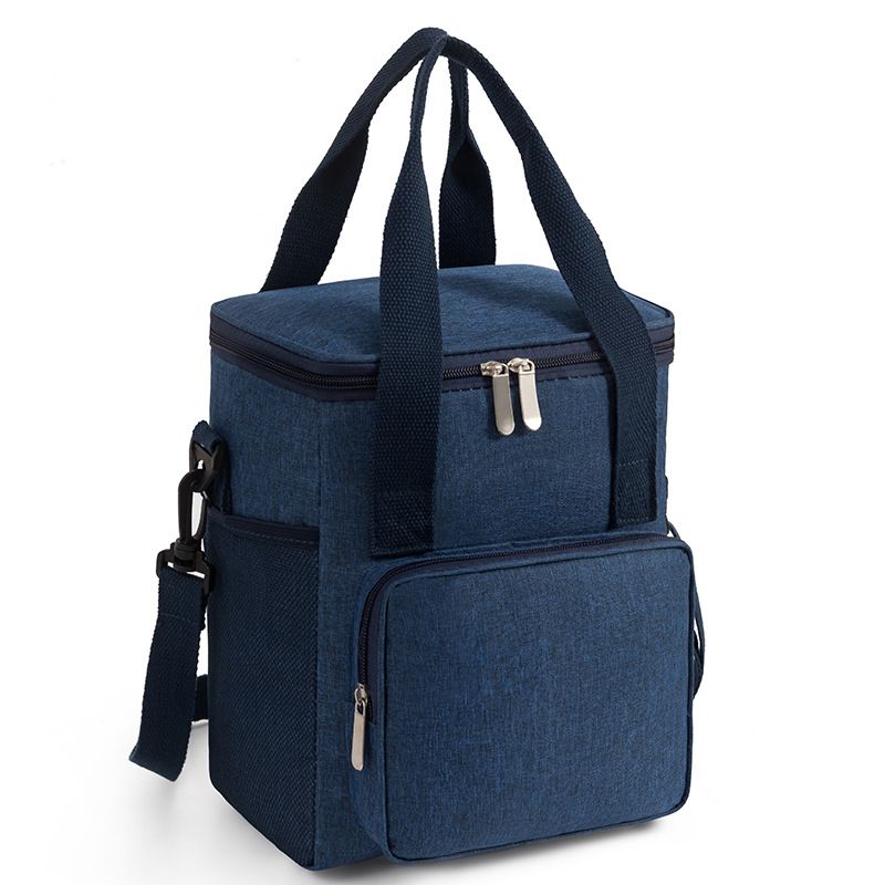 Handbag Square Insulated Bag Aluminum Foil Thickened Lunch Bag Large Capacity Picnic Bag For Office Workers And Students With Rice_voghion.com