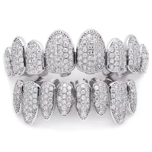 Roosavalge kuldne vampiir Grillz jääkülmad Fang Grillid täisvärvilised Dia Cosplay hambakate hamba suu hambaklambrid_voghion.com